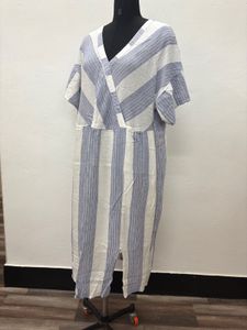 Striped Midi Dress