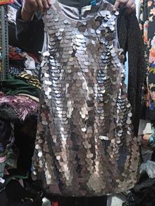 shell trendy Sequin Party Dress