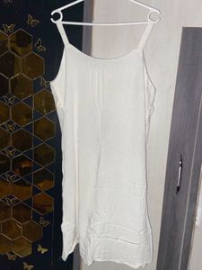 White Slip Dress