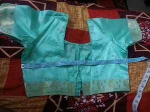 Green Saree with blouse