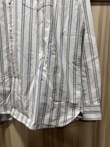 Marks &amp; Spencer White Striped Formal Shirt