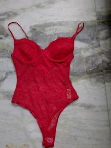 Hot Red Body Suit