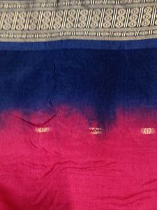 Red &amp; Blue Saree