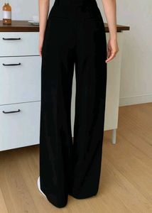 Black Wide Leg Trousers