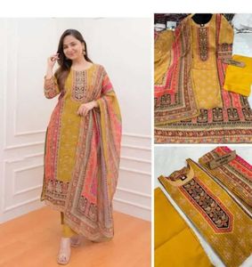 New Pink Colour Party Wear Very Smooth Kurta Set
