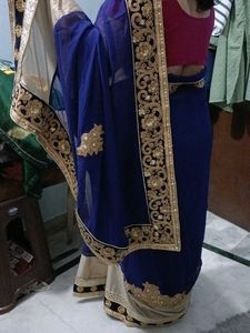 Gota Jari Work Saree