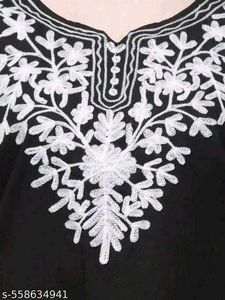 Elegant Black Embroidered Top