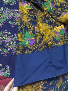 New printed Blue  Poonam saree