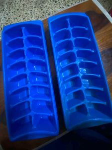 Blue Ice Cube Trays (Set of 2)