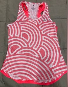 ADIDASStriped Tank Top with T-shirt