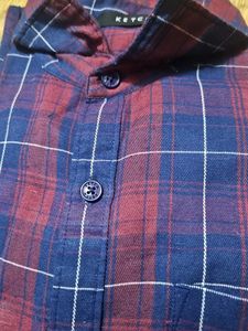 KETCH Flannel - Maroon &amp; Blue