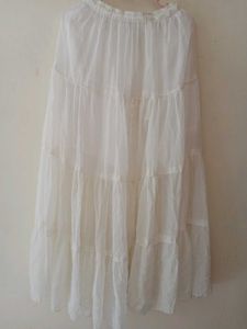Women White Skirt 🌷🛍️