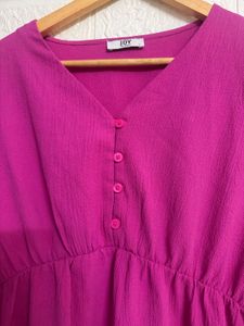 JDY Pink Button-Down Blouse