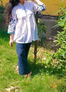 White Short Kurta