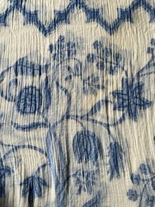 Blue &amp; White Floral Scraf