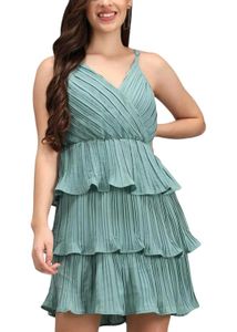 Knee-Length Layered Dress