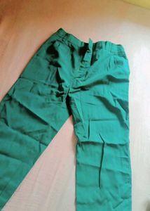 Green Casual Pants