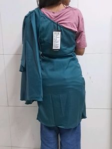 Teal One-Shoulder Dress