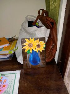 Sunflower Texture Art