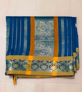 Elegant Blue Saree