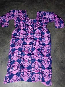 purple heavy patyala silk salwar kameez