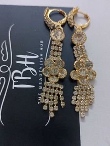 Dangling Rhinestone Earrings