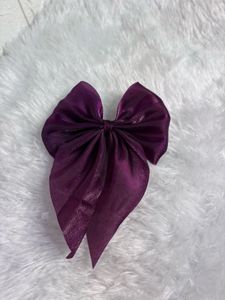Purple Shimmer Hair Bow🎀