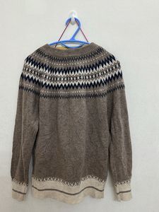 Patterned Knit Sweater