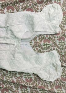 White Embroidered Blouse