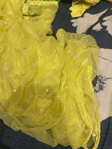 Yellow Embroidered Kurta