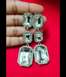 Statement Crystal Drop Earrings