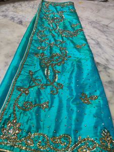 Sea Green Work Saree Very Beautiful Design 💎