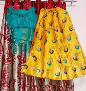 Lahnga Choli And Duppta Set