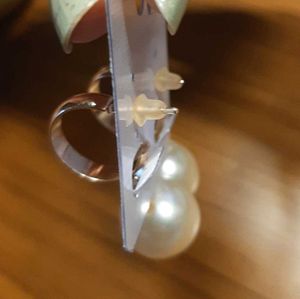 Cute Korean Pearl Drop Earrings