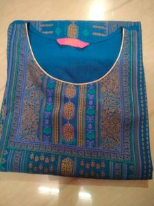 Blue Printed Kurti