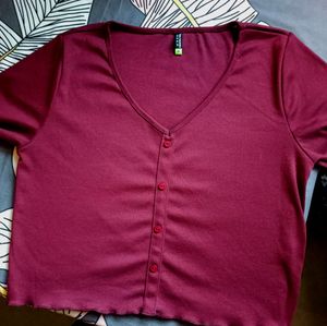 Beautiful Dark Purple Top