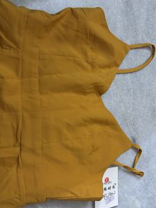 Mustard Ruffle Dress