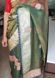 A Beautiful Tissue Saree
