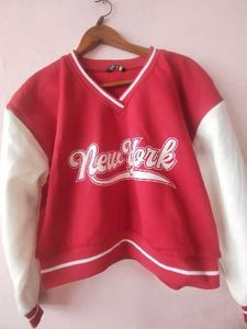 Red &amp; White &#39;New York&#39; Sweatshirt