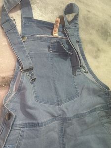 Denim Overalls Jumpsuit