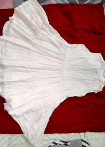 Flared Cotton Frock Dress