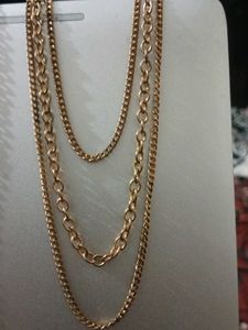 Layered Chain Necklace Set