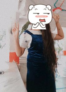 Veromoda Velvet Dungree/Jumpsuit