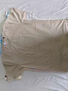 Tshirt set of 5 Xxl/Xl plain half sleeves