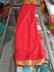 Elegant Red Saree
