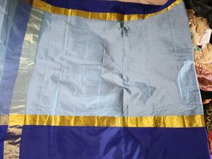 Brand New Cotton Silk Saree With Lace Border