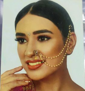 Nose Ring with Chain(New)1 layer chain