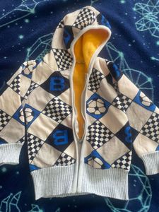Cute Patterned Baby Hoodie