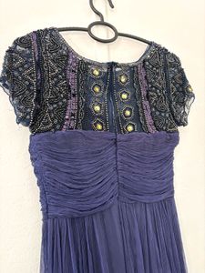 Designer Blue Maxi Dress