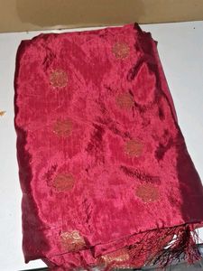 banarsi silk red dupatta